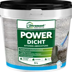 Power Dicht 5 Liter Bitumen Dichtanstrich