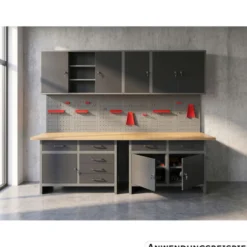Prestige Work Werkstattwand 6-teilig Metall 240 cm