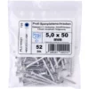 Profi-Spanplattenschrauben 5,0x50 mm TG IVZ C1 Senkkopf Vorteilspack