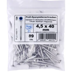 Profi-Spanplattenschrauben 4,5x40 mm TG IVZ C1 Senkkopf Vorteilspack