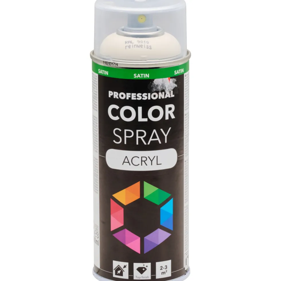 Profi-Spray satin Reinweiß