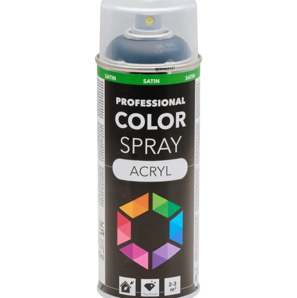 Profi-Spray satin Tiefschwarz