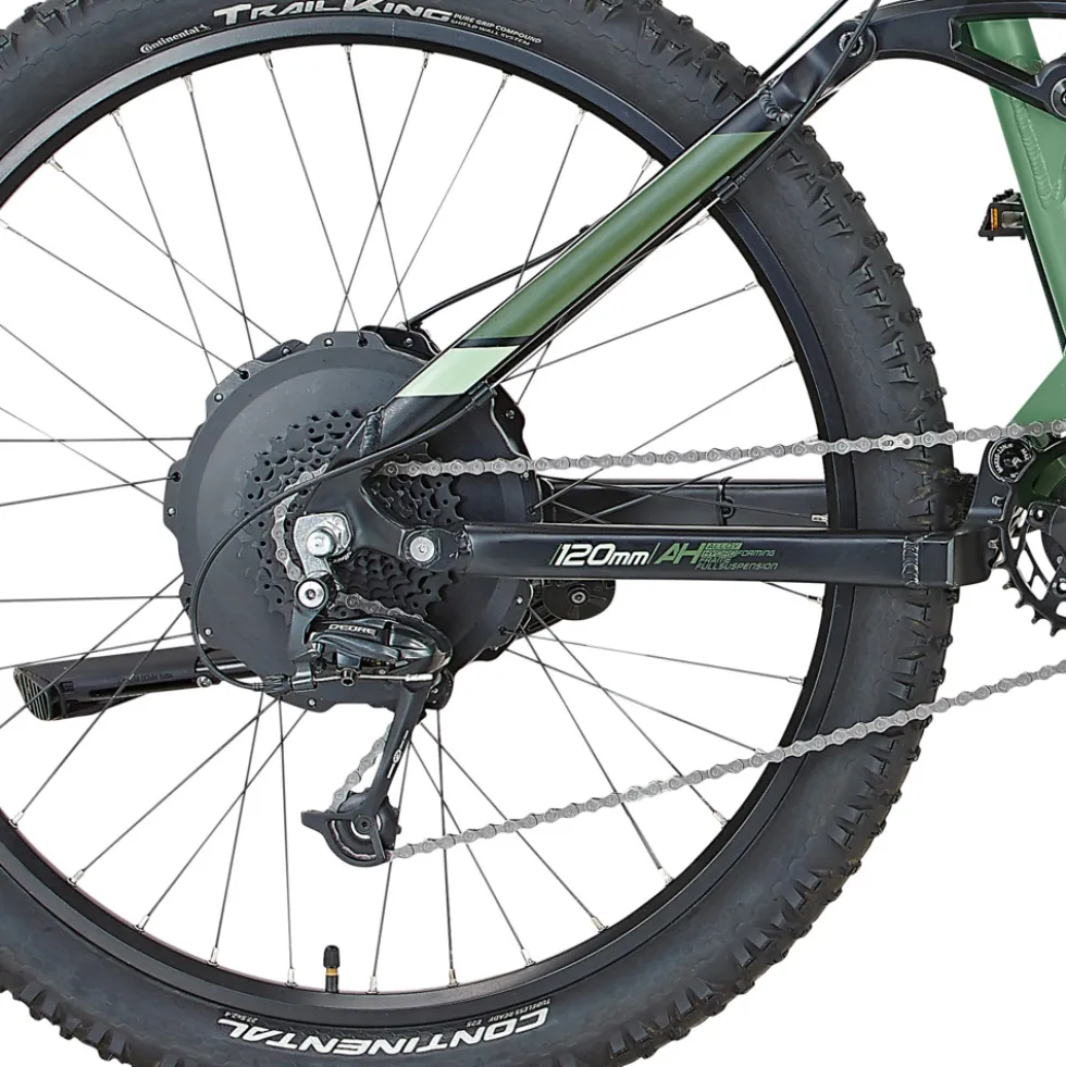PROPHETE Graveler 22 Fully E-Mountain-Bike 27,5" in Grün