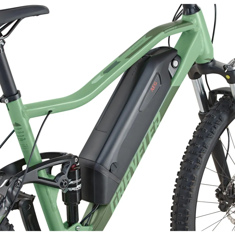 PROPHETE Graveler 22 Fully E-Mountain-Bike 27,5" in Grün