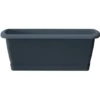 Prosperplast Balkonkasten Respana 39,2 x 18,4 cm in Anthrazit mit Untersetzer