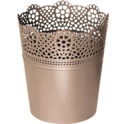 Prosperplast Blumentopf Lace Ø 13,50 cm in Mokka