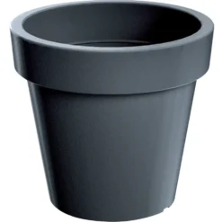 Prosperplast Blumentopf Lofly Ø 39 cm in Anthrazit