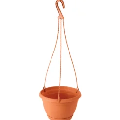 Prosperplast Hängeampel Agro Ø 21 cm in Terracotta