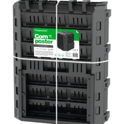 Prosperplast Komposter Compobox 310 Liter Schwarz