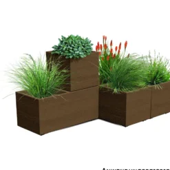 Prosperplast Pflanztopf Madera Eco Wood ca. 58 x 29 cm