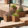 Prosperplast Pflanztopf Madera Eco Wood ca. 29 x 29 cm