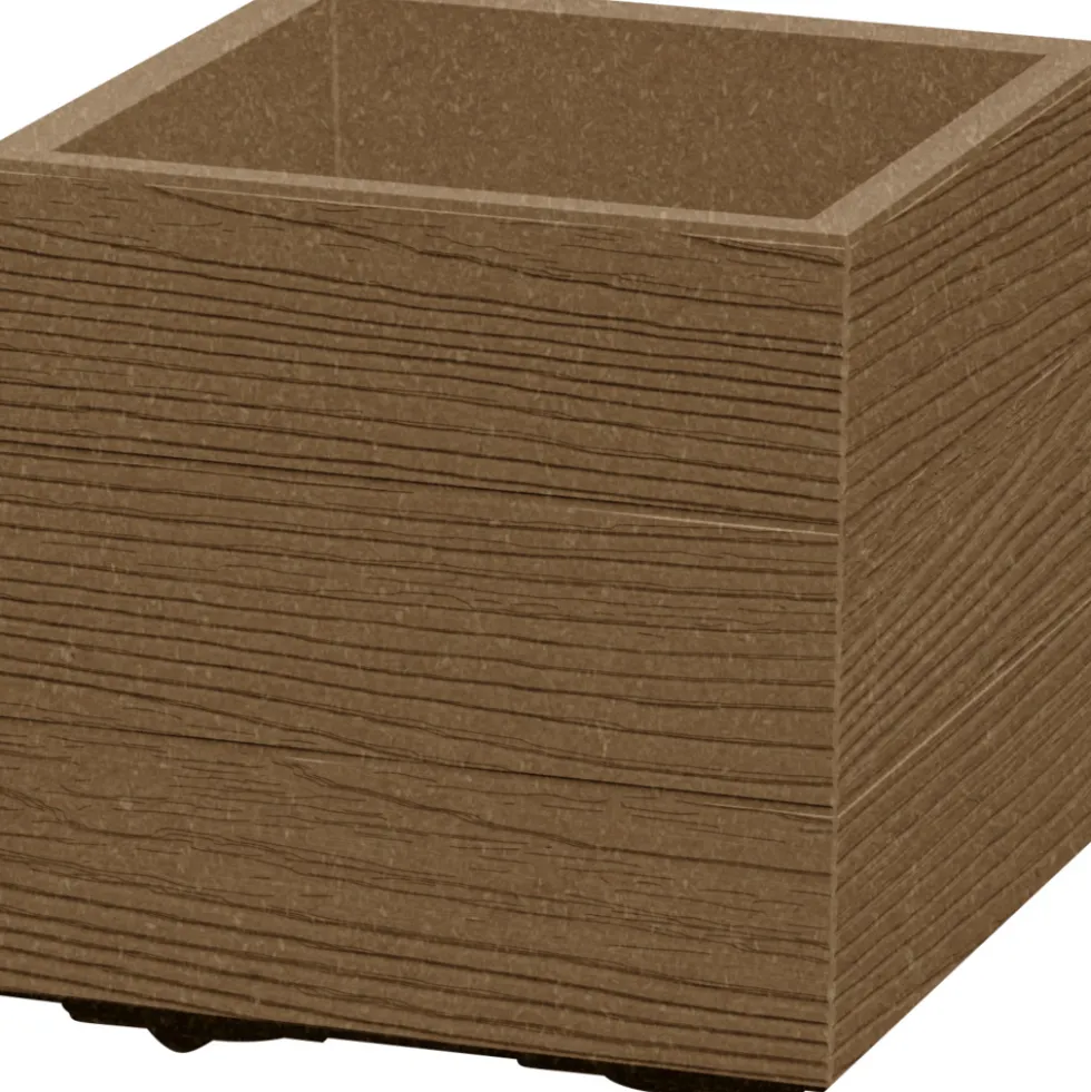 Prosperplast Pflanztopf Madera Eco Wood ca. 29 x 29 cm