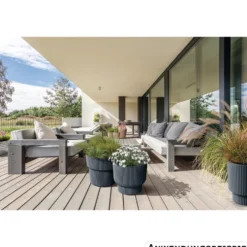 Prosperplast Pflanztopf Milly ca. Ø 40 cm anthrazit