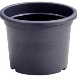 Prosperplast Pflanztopf Plastica rund 15 cm anthrazit