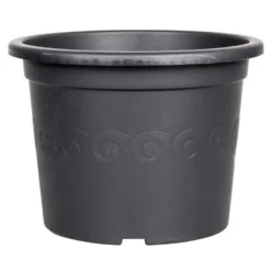 Prosperplast Pflanztopf Plastica rund 28 cm anthrazit