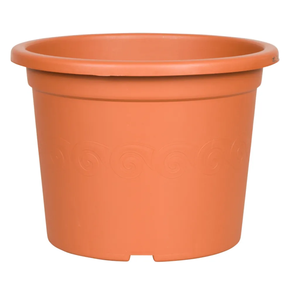 Prosperplast Pflanztopf Plastica rund 19,5 cm anthrazit