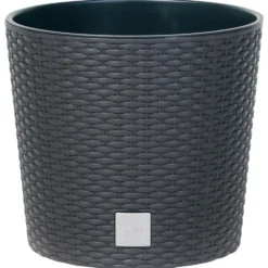 Prosperplast Pflanztopf Rato Round in Anthrazit