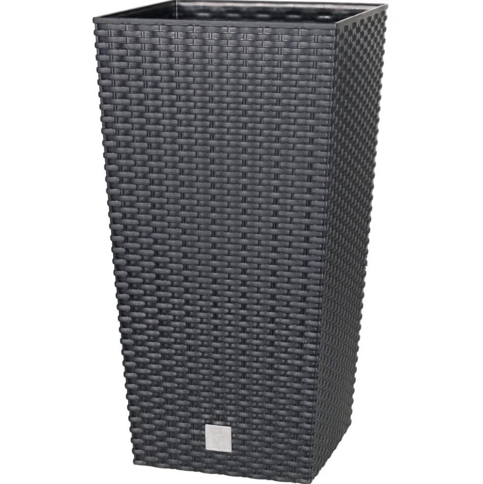 Prosperplast Pflanztopf Rato Square 265 x 265 x 500 mm in Anthrazit