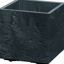 Prosperplast Pflanztopf Sierra Square ca. 29 x 29 cm anthrazit