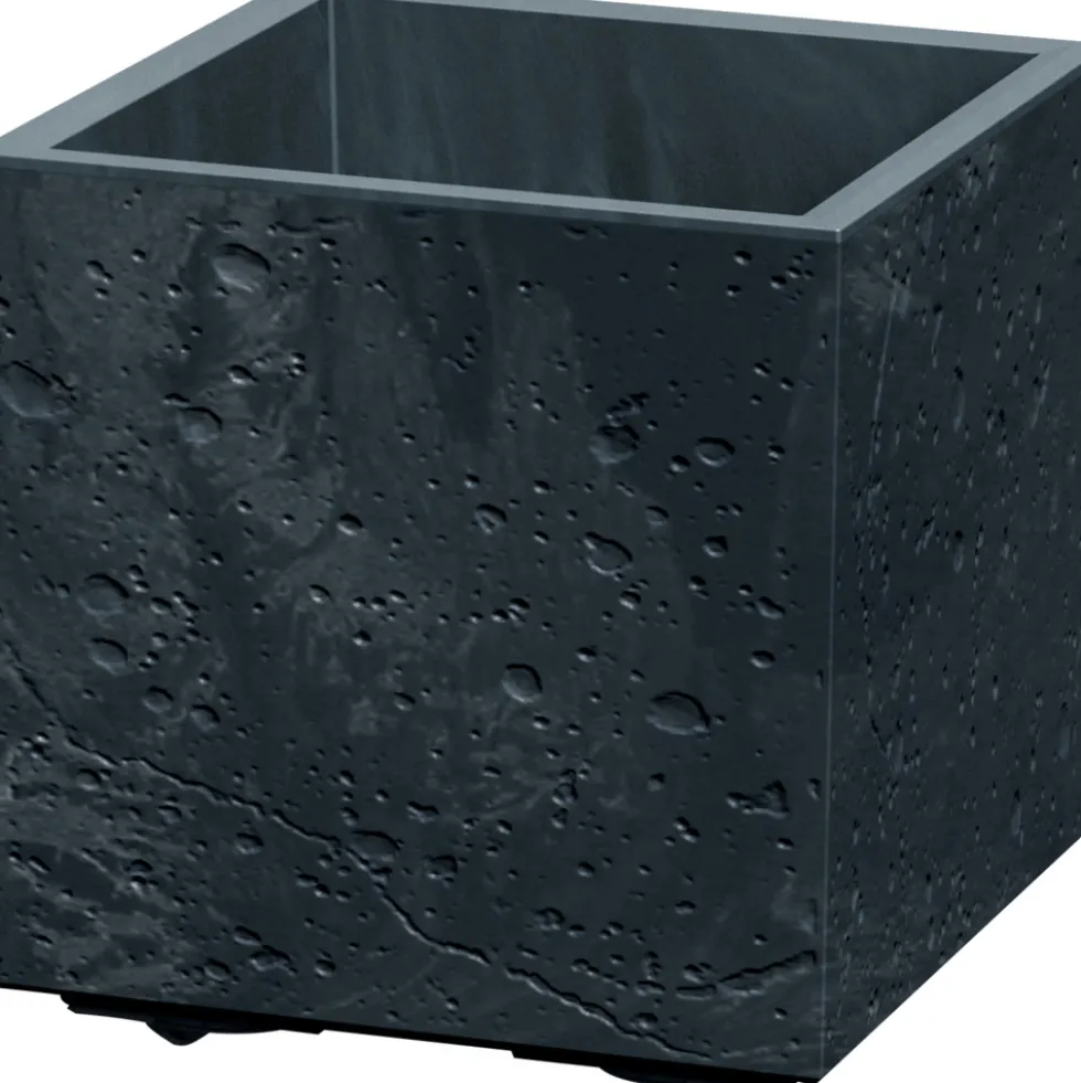 Prosperplast Pflanztopf Sierra Square ca. 29 x 29 cm anthrazit