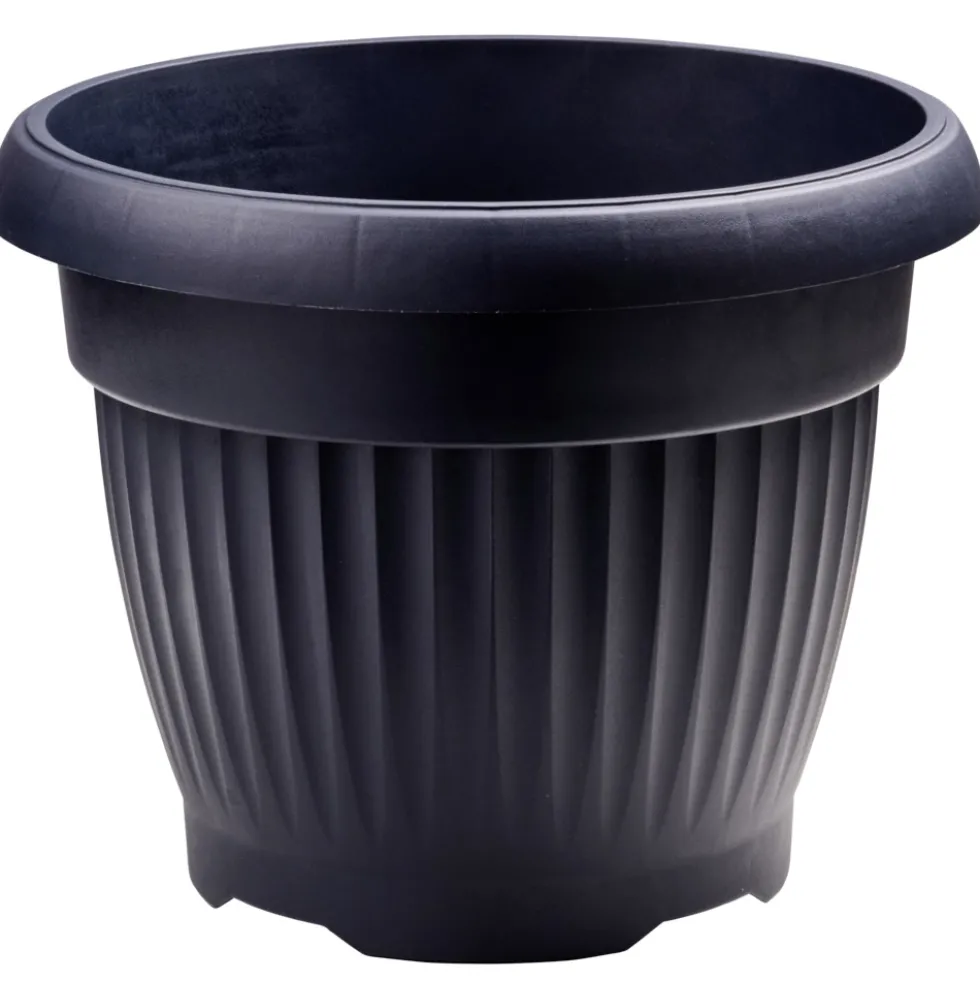 Prosperplast Pflanztopf Terra rund 40 cm anthrazit