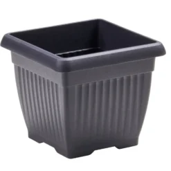Prosperplast Pflanztopf Terra 24 x 24 cm anthrazit