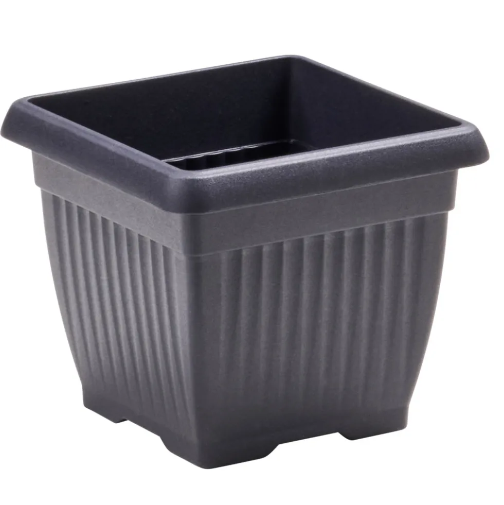 Prosperplast Pflanztopf Terra 24 x 24 cm anthrazit
