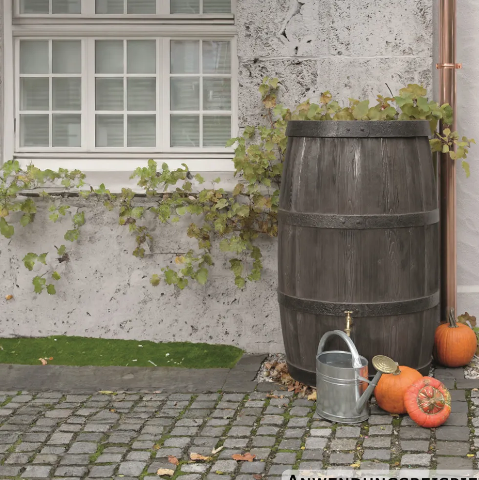 Prosperplast Regenfass "Burgund" 500 Liter dunkelbraun