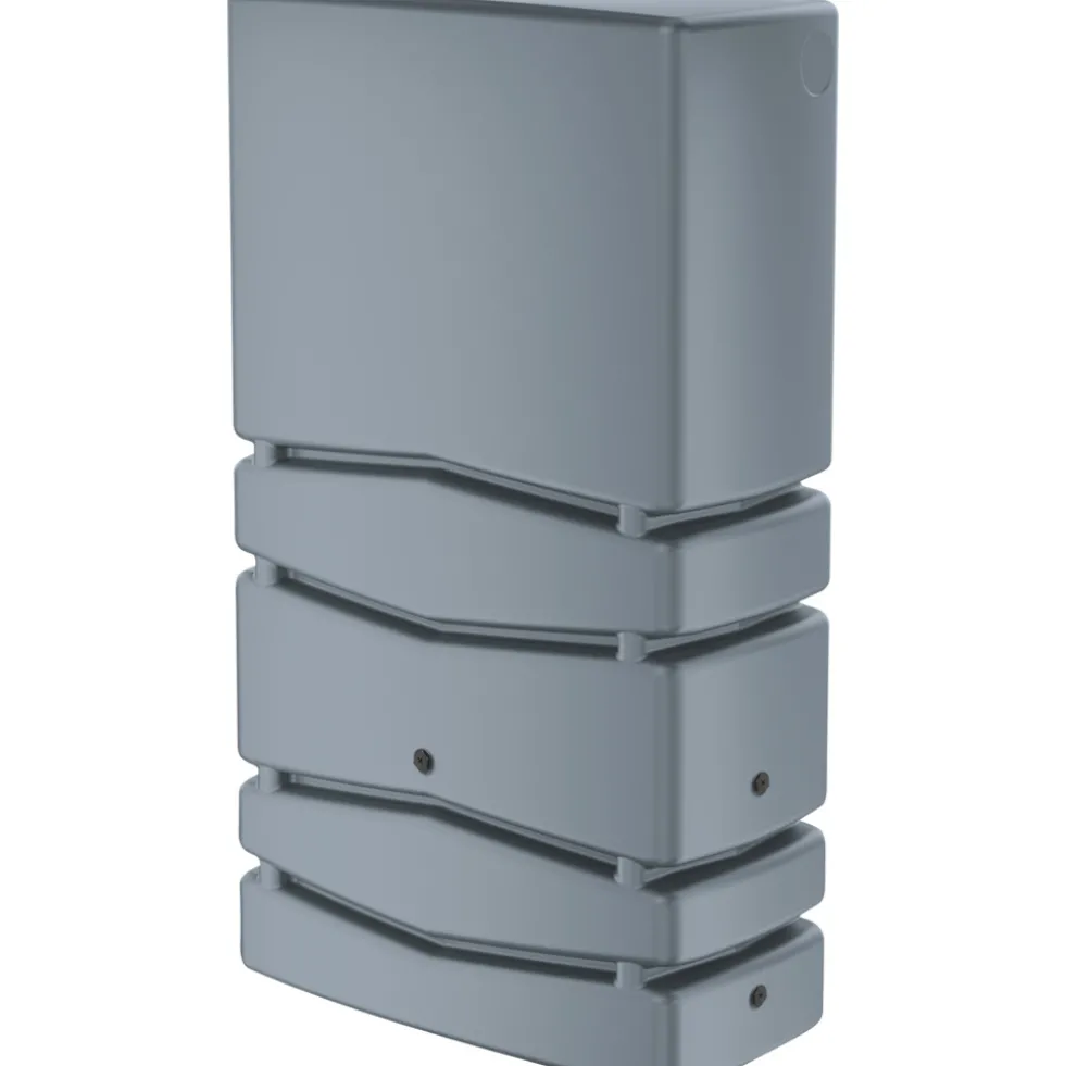 Prosperplast Regentonne Aqua Tower 350 Liter hellgrau