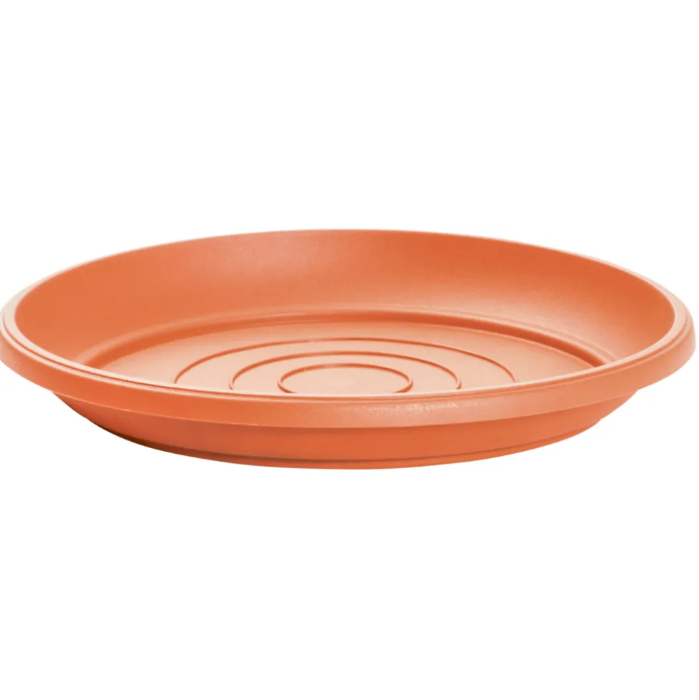 Prosperplast Untersetzer Terra rund Ø 46 cm in Terracotta