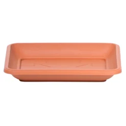 Prosperplast Untersetzer Terra eckig 34 x 34 cm in Terracotta