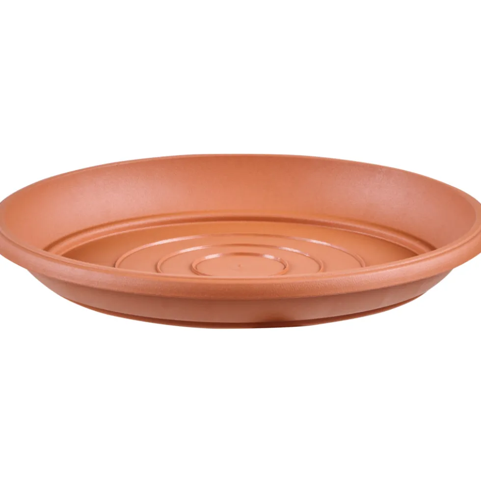 Prosperplast Untersetzer Terra rund Ø 29 cm in Terracotta