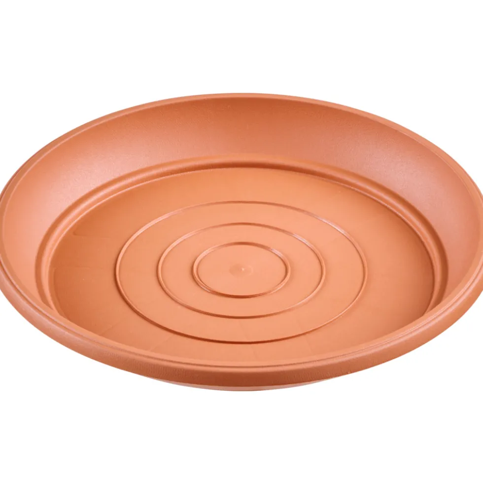 Prosperplast Untersetzer Terra rund Ø 29 cm in Terracotta