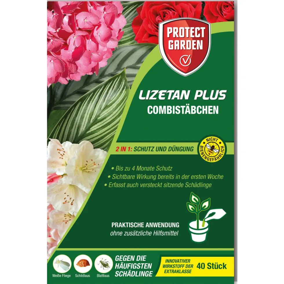 Protect Garden Lizetan Plus-Combistäbchen 40 Stück