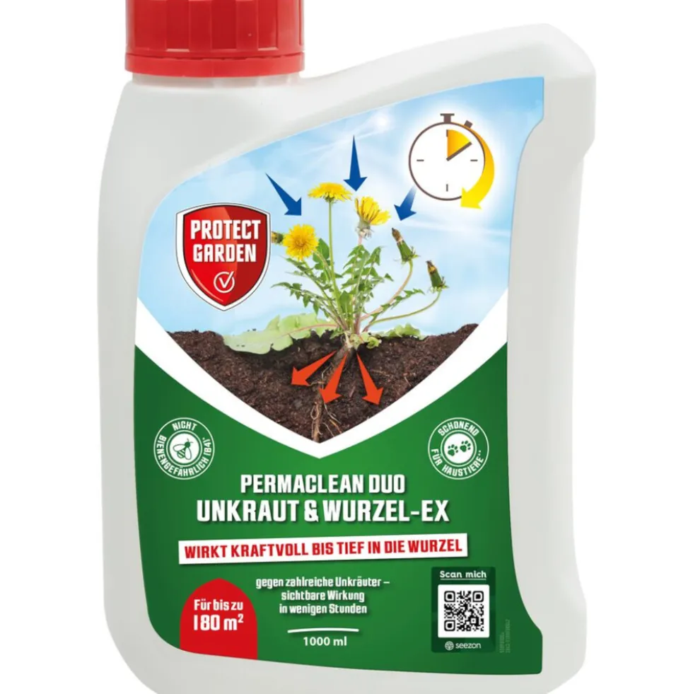 Protect Garden Permaclean AF Duo Unkraut und Wurzel-Ex 1 Liter Konzentrat