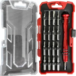 Präzisions-Bit-Set 18-teilig, Chrom-Vanadium-Stahl