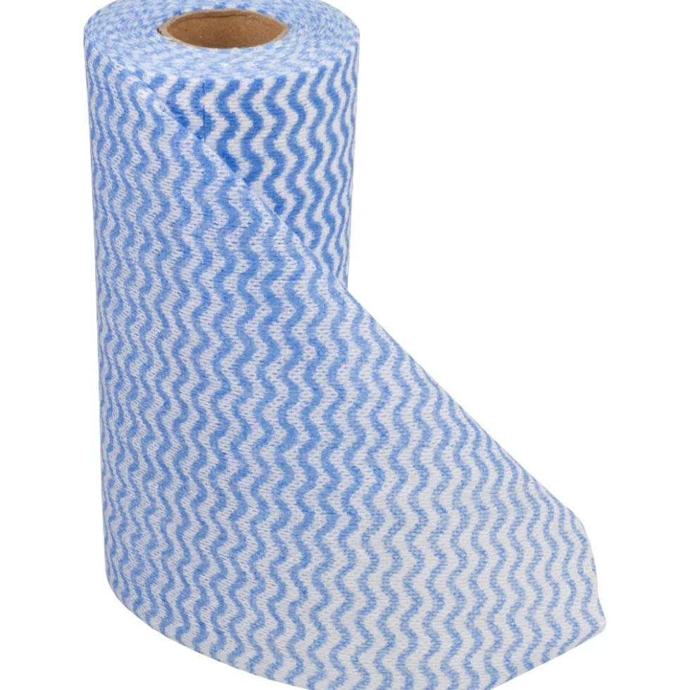 Putzpapier-Rolle blau mit 50 Blatt je 40 x 20 cm