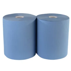 Putztuchrolle 2-lagig 33x36 cm 500 Blatt 2er-Pack blau