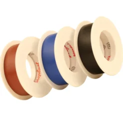 PVC Isolierband 3 Rollen 15 mm braun schwarz blau für Elektroinstallation