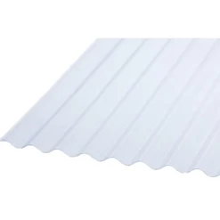 PVC-Wellplatte Sinus 76/18 glasklar 2000 x 900 x 0,7 mm