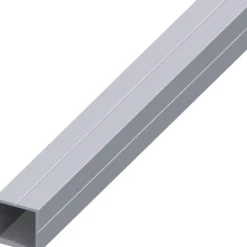 Quadratrohr Aluminium 1000 x 23,5 x 1,5 mm blank