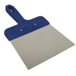 Quadratspachtel 160 mm Edelstahl mit Kunststoffgriff