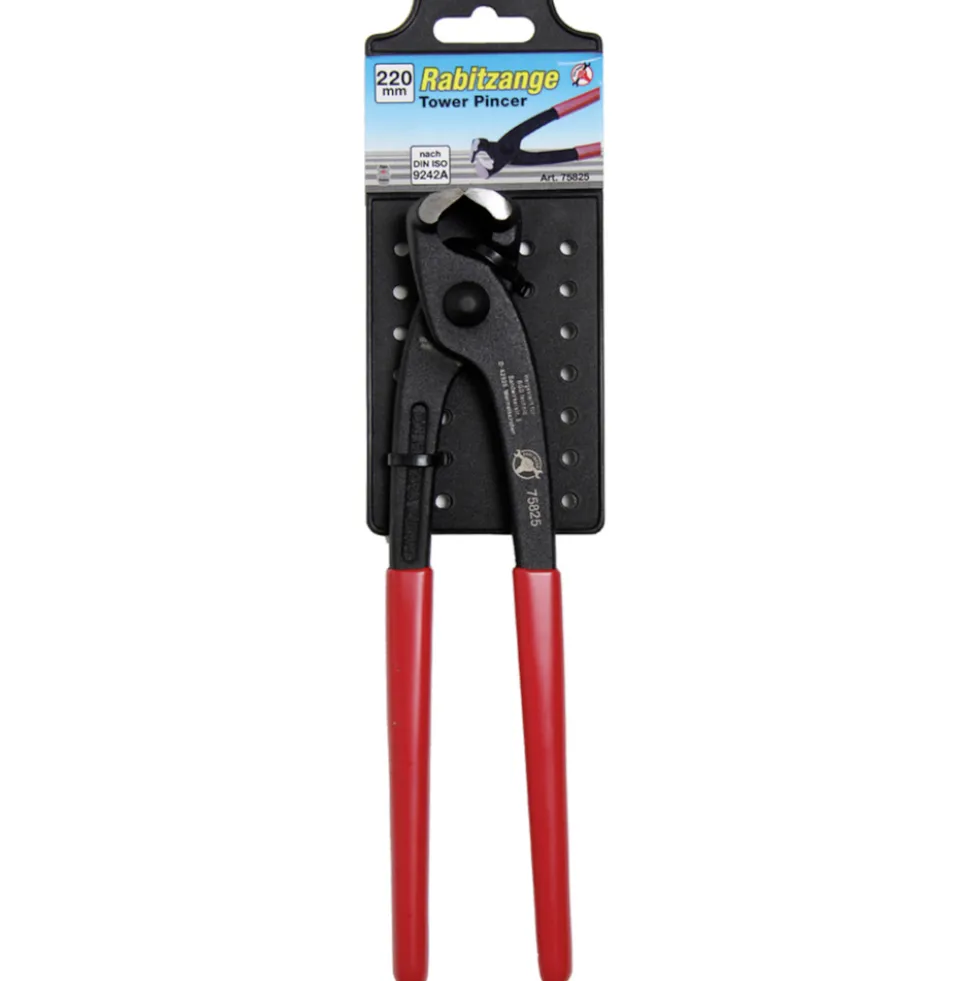 Rabitzzange mit tauchbeschichteten Backen, 220 mm
