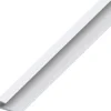 Rahmeneinfass-Profil Aluminium eloxiert 1000 x 5,1 x 25 x 1,3 mm silberfarben