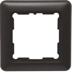 Rahmen 1-fach EverLuxe Kunststoff espresso