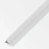 Randfugenabdeck-Profil Aluminium eloxiert 2500 x 12 x 17 mm silberfarben