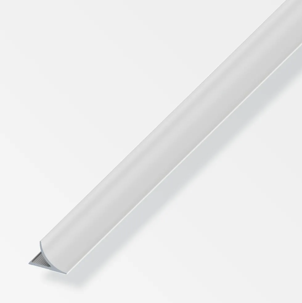 Randfugenabdeck-Profil Aluminium eloxiert 2500 x 12 x 17 mm silberfarben