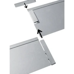 Rasenkante 5 Stück 1 m x 13 cm Metall