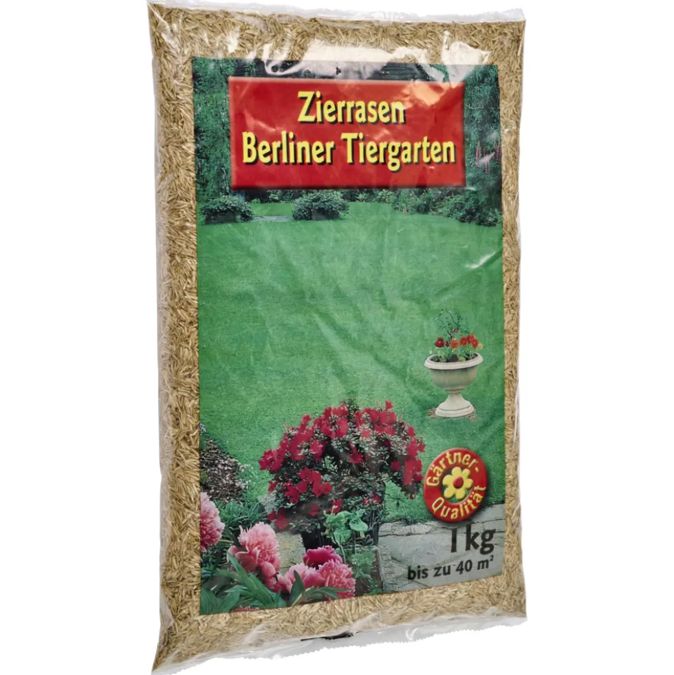 Rasensamen "Berliner Tiergarten" 1 kg für ca. 40 m², Rasensaat,