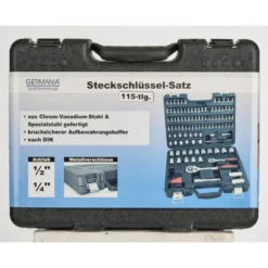 Ratschenkasten Satz 115-teilig aus Stahl